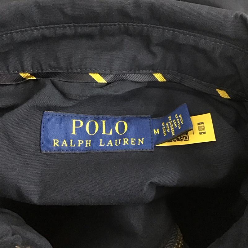 ポロラルフローレン POLO RALPH LAUREN ジャケット、上着 ジャンパー、ブルゾン ジップアップジャケット ジャンパー ジャケット カジュアルジャケット アウター M ロゴ、文字 紺 / ネイビー /  メンズ USED 古着 中古 10112830