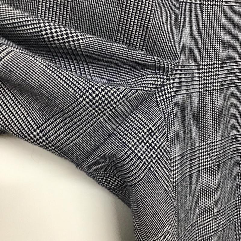 セオリーリュクス theory luxe パンツ スラックス 03-4406420 ウール 38 チェック 紺 / ネイビー / X 白 / ホワイト /  レディース USED 古着 中古 10133749