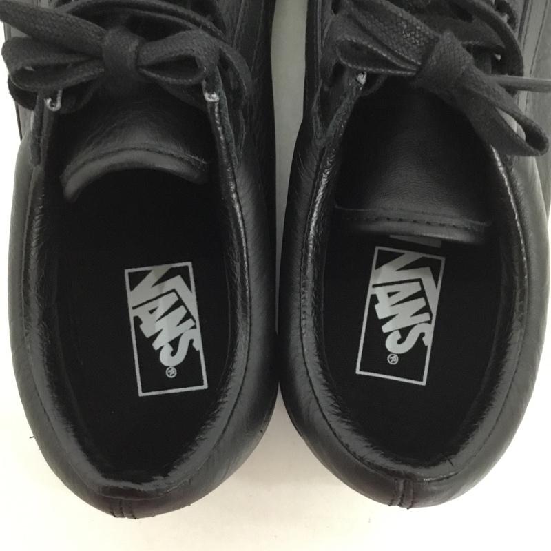 バンズ VANS スニーカー スニーカー 508357 レザー ローカット 28cm 28.0cm ロゴ、文字 黒 / ブラック /  メンズ USED 古着 中古 10130186