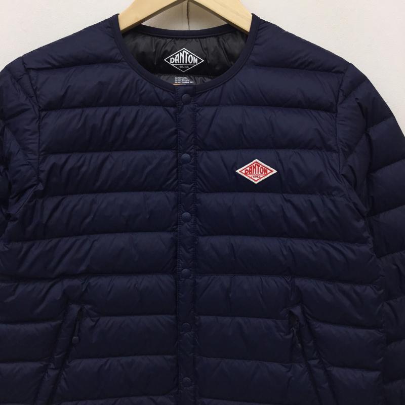 ダントン Danton ジャケット、上着 ジャケット、ブレザー JD-8748 34 無地 紺 / ネイビー /  レディース USED 古着 中古 10140848