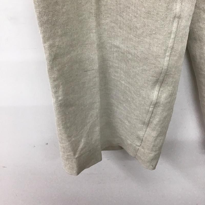 ハバーザック HAVERSACK パンツ スラックス スラックスパンツ ワイドパンツ センタータックパンツ XL 無地 ベージュ / ベージュ /  メンズ USED 古着 中古 10142373