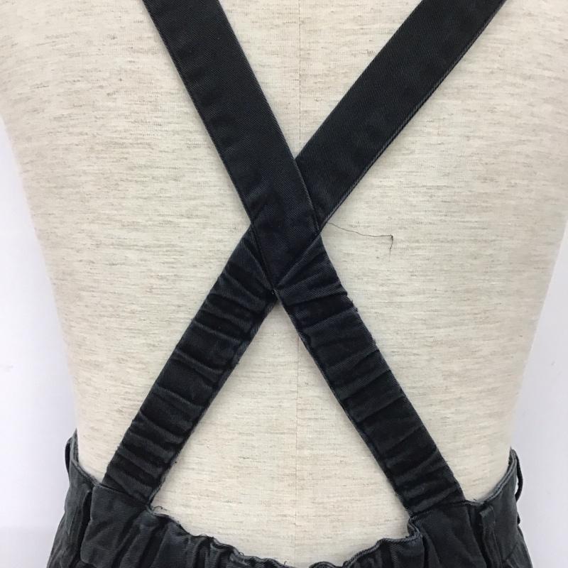 ワイズフォーメン Y s for men ボトムス ボトムス サスペンダー付きパンツ コットン M 無地 黒 / ブラック /  メンズ USED 古着 中古 10107980