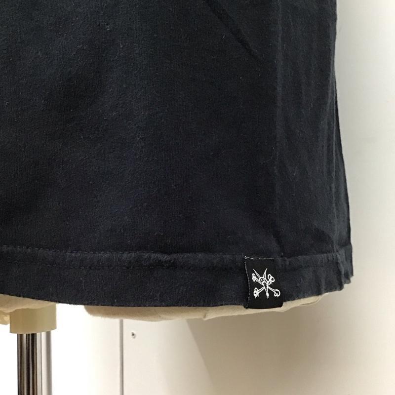 パウエル POWELL Tシャツ 半袖 半袖カットソー プリントTシャツ クルーネックカットソー L プリント 黒 / ブラック /  メンズ USED 古着 中古 10115321