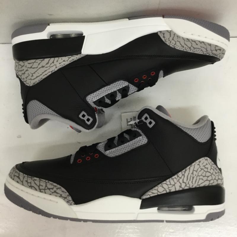 ナイキ NIKE スニーカー スニーカー DN3707-010 Air Jordan 3 Retro Black Cement 27.5cm  黒 / ブラック /  メンズ USED 古着 中古 10129380