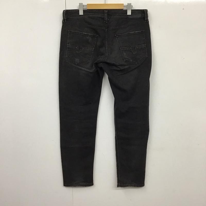 ディーゼル DIESEL パンツ デニム、ジーンズ デニムパンツ スリムパンツ ストレッチパンツ ジーンズ 34 無地 黒 / ブラック /  メンズ USED 古着 中古 10115620