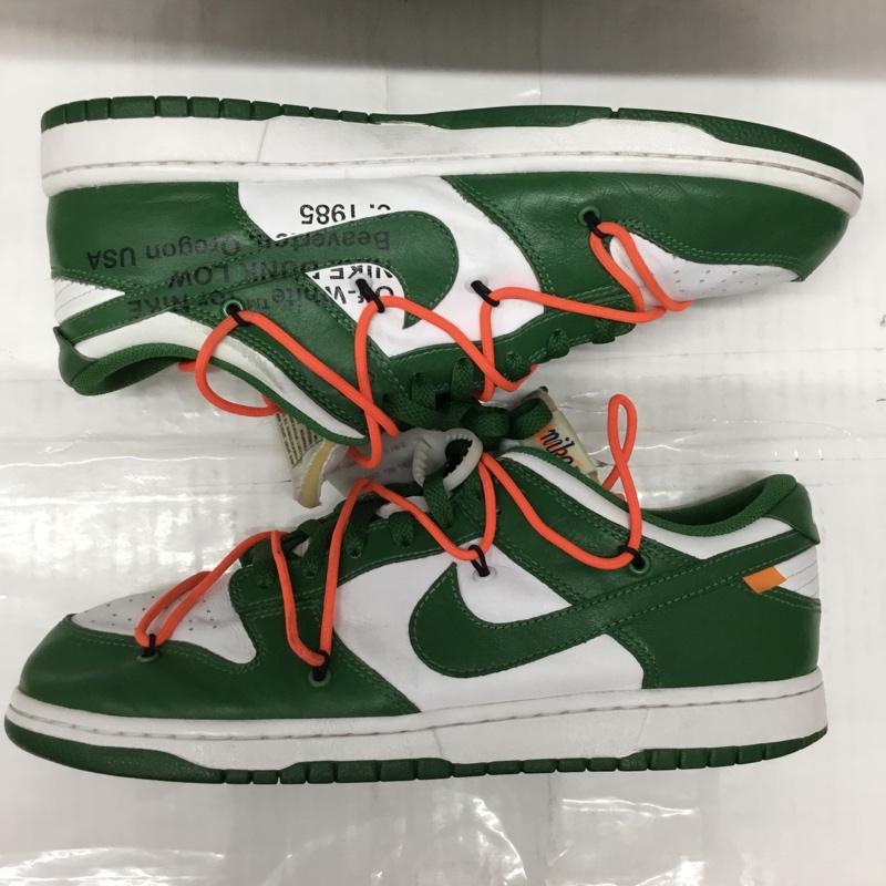 ナイキ NIKE スニーカー スニーカー CT0856-100 DUNK LOW LTHR OFF-WHITE 29cm 29.0cm ロゴ、文字 白 / ホワイト / X 緑 / グリーン /  メンズ USED 古着 中古 10106329