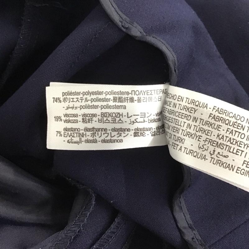 ザラ ZARA パンツ スラックス M 無地 紺 / ネイビー /  レディース USED 古着 中古 10139747