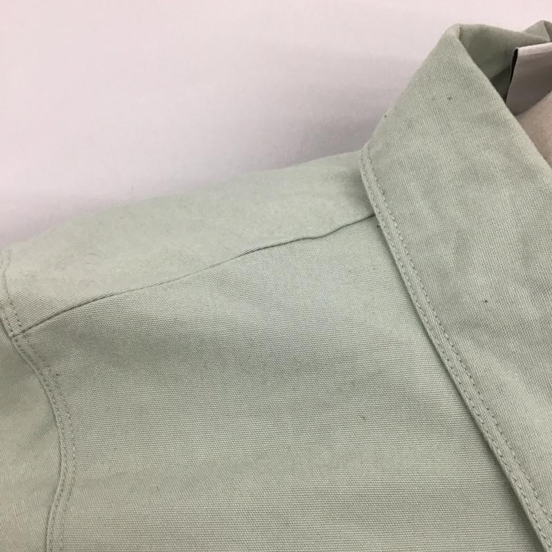 ナイキ NIKE シャツ、ブラウス 半袖 dm5284-017 半袖シャツ カラーシャツ ネックジップ M ロゴ、文字 カーキ / カーキ /  メンズ USED 古着 中古 10125492