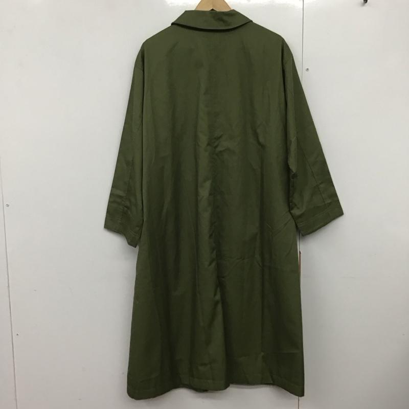 サマンサモスモス Samansa Mos2 ジャケット、上着 ジャケット、ブレザー 長袖ロングジャケット アウター フロントボタン FREE 無地 カーキ / カーキ /  レディース USED 古着 中古 10141318