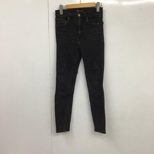 ザラ ZARA パンツ デニム、ジーンズ スキニー ストレッチ 無地 黒 / ブラック /  レディース USED 古着 中古 10109715