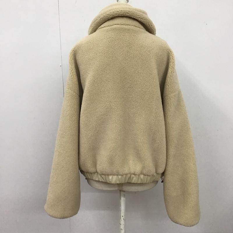 ザラ ZARA ジャケット、上着 ジャンパー、ブルゾン L 無地 ベージュ / ベージュ /  レディース USED 古着 中古 10125023