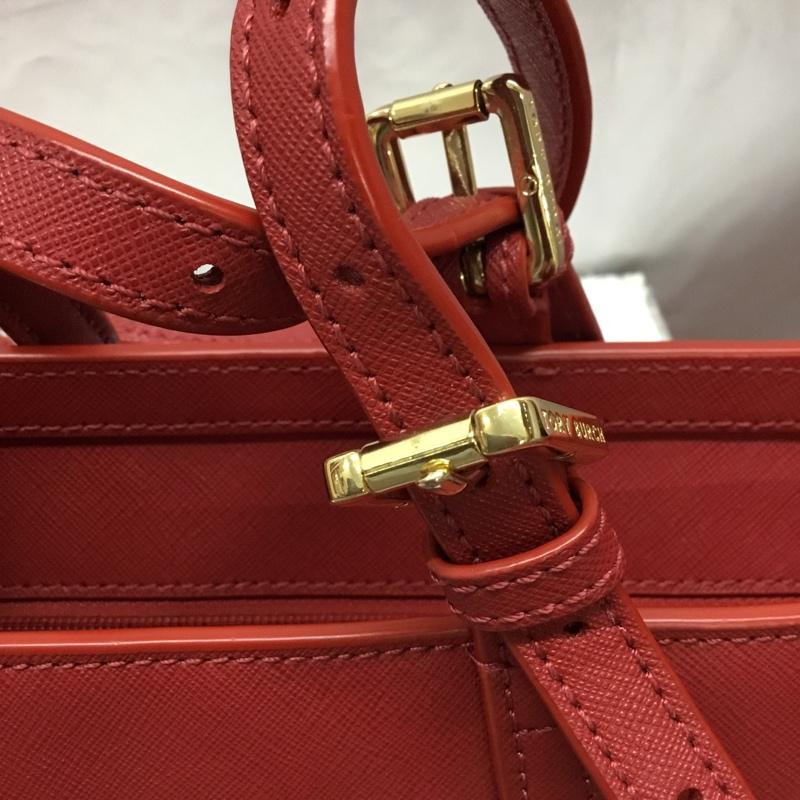 トリーバーチ TORY BURCH トートバッグ トートバッグ ワンポイント 赤 / レッド /  レディース USED 古着 中古 10111821