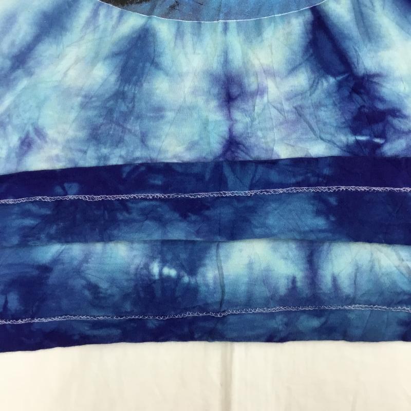 ＵＳフルギ US古着 Tシャツ 半袖 XL プリント X 総柄 青 / ブルー /  メンズ USED 古着 中古 10133843