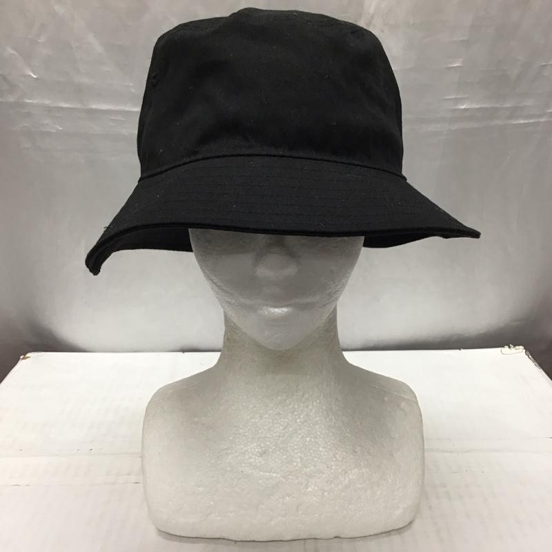 ニューエラ NEW ERA 帽子 ハット バケットハット ロゴ、文字 黒 / ブラック /  メンズ USED 古着 中古 10115064