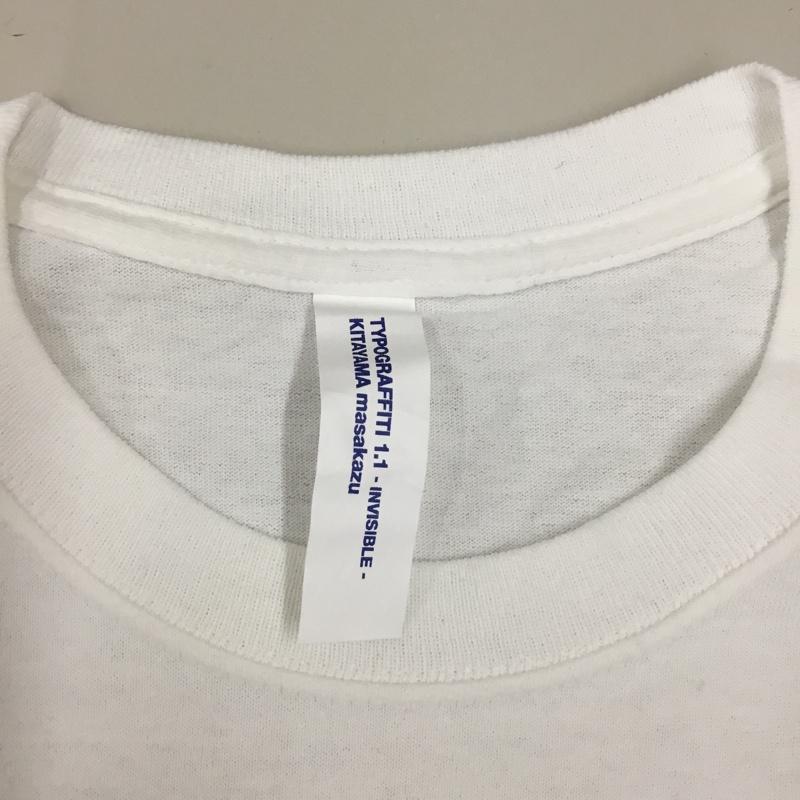 古着 USED Tシャツ 半袖 TYPOGRAFFITI 1.1 INVISIBLE 北山雅和 ロゴ、文字 白 / ホワイト /  メンズ USED 古着 中古 10120998