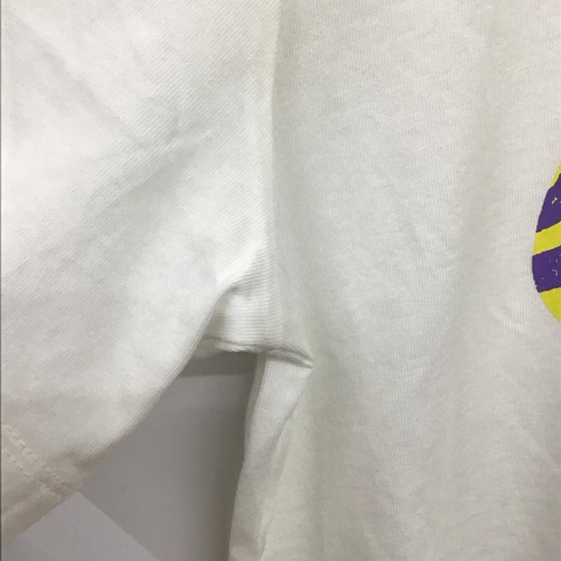 ナイキ NIKE Tシャツ 半袖 半袖カットソー プリントTシャツ クルーネックカットソー M ロゴ、文字 白 / ホワイト /  メンズ USED 古着 中古 10150136