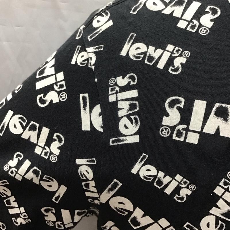 リーバイス Levi s Tシャツ 半袖 16143-0891 リラックスフィット M 総柄 黒 / ブラック /  メンズ USED 古着 中古 10115554