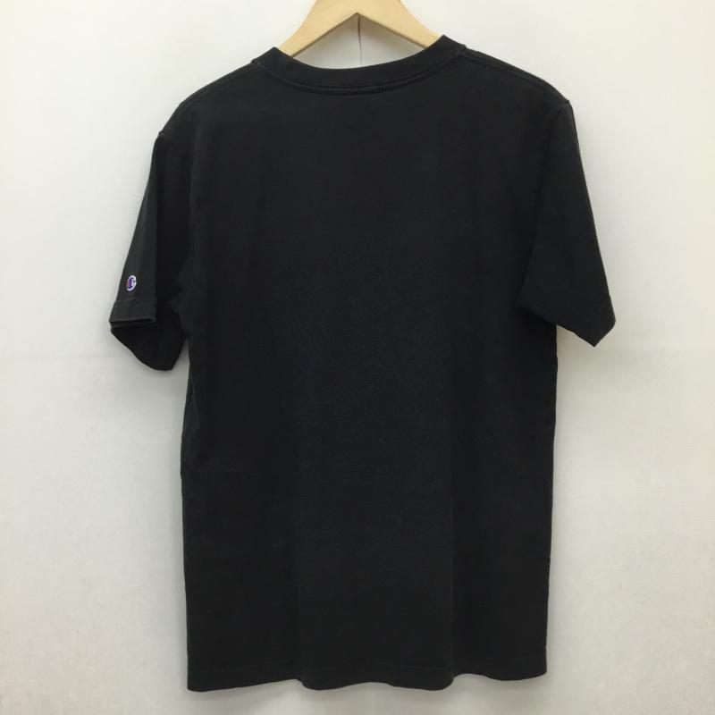 チャンピオン Champion Tシャツ 半袖 C3-Q301 L ロゴ、文字 黒 / ブラック / X 青 / ブルー / X 橙 / オレンジ /  メンズ USED 古着 中古 10134508
