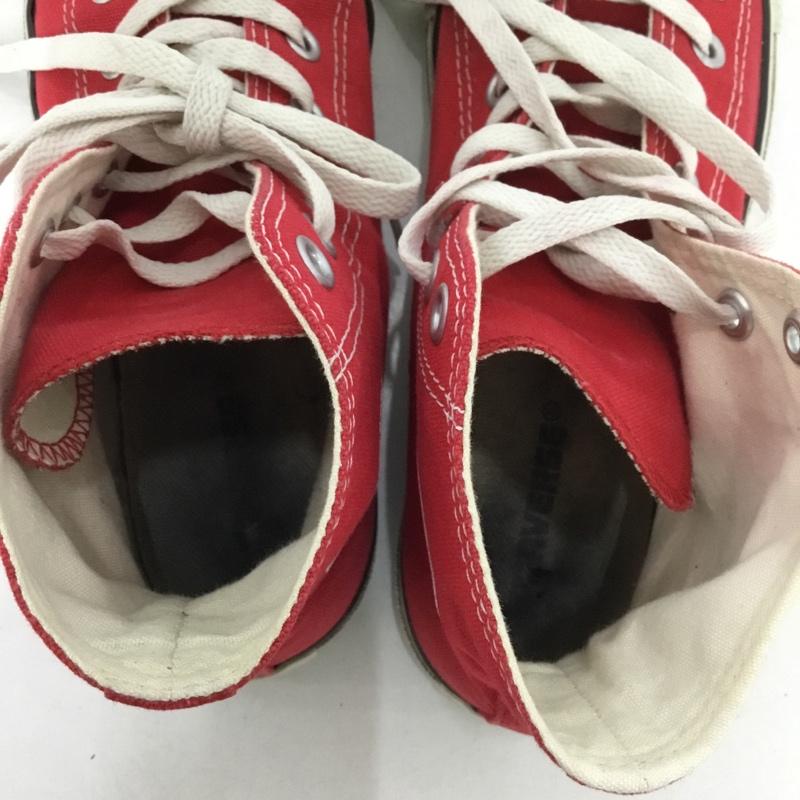 コンバース CONVERSE スニーカー スニーカー M9621 CANVAS ALL STAR HI 26.5cm 26.5cm ロゴ、文字 赤 / レッド /  メンズ USED 古着 中古 10150977