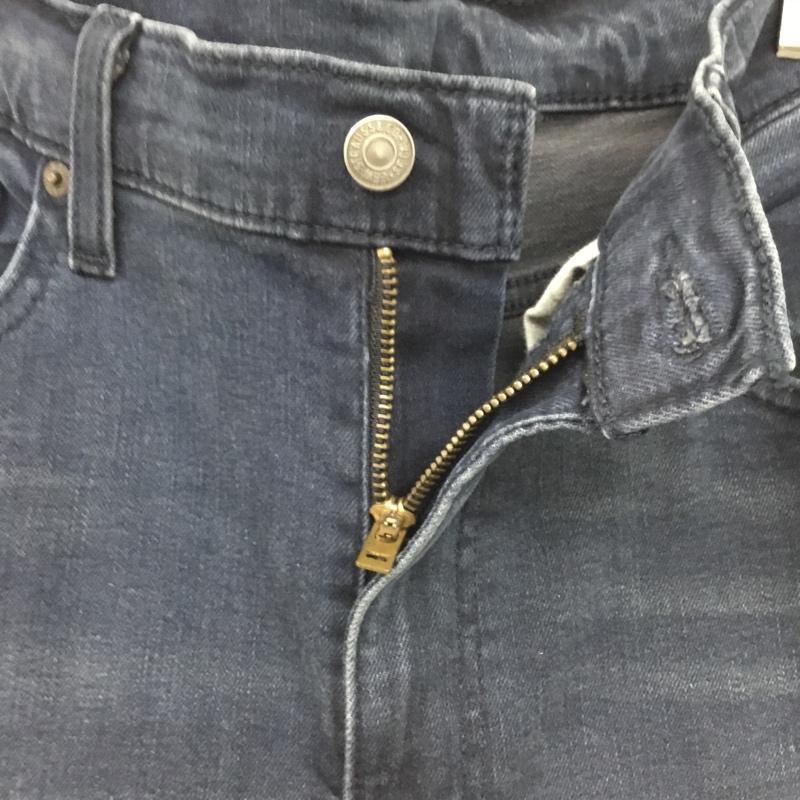 リーバイストラウスアンドコー Levi Strauss & co. パンツ デニム、ジーンズ デニムパンツ ストレートパンツ ワイドパンツ カジュアルパンツ ストレッチパンツ 36インチ 無地 紺 / ネイビー /  メンズ USED 古着 中古 10120478