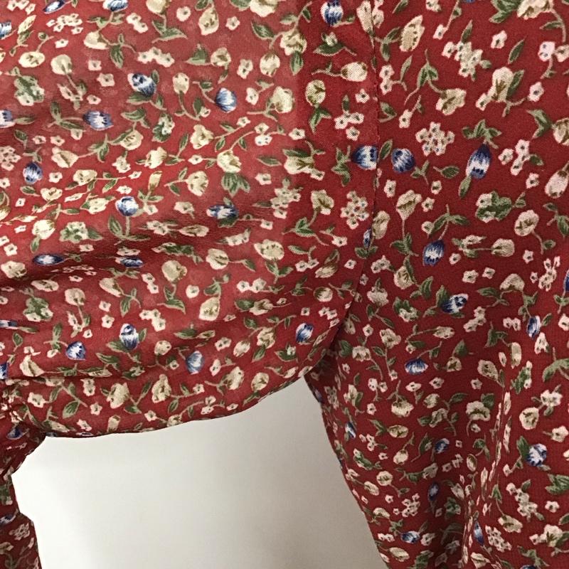 マジェスティックレゴン MAJESTIC LEGON ワンピース ひざ丈スカート 1085065220 ミニフラワーワンピース M 花柄 赤 / レッド /  レディース USED 古着 中古 10114017