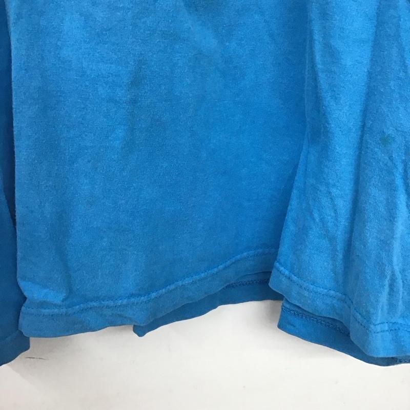古着 USED Tシャツ 半袖 半袖カットソー プリントTシャツ クルーネックカットソー プリント 青 / ブルー /  メンズ USED 古着 中古 10146646