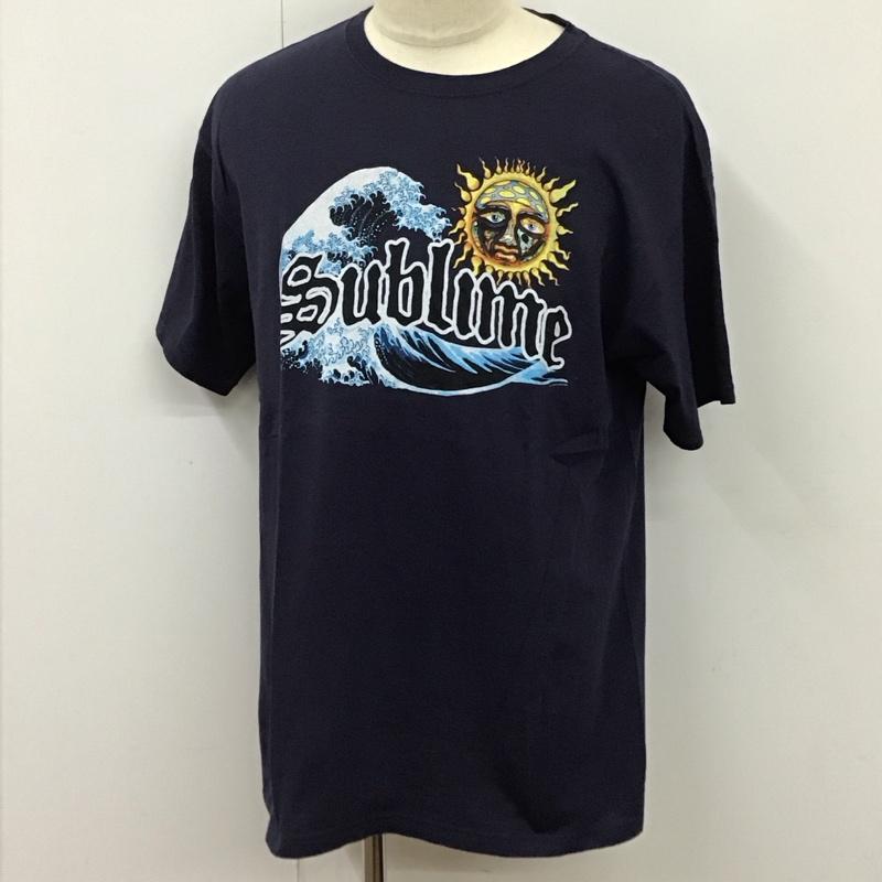 古着 USED Tシャツ 半袖 プリントTシャツ クルーネックカットソー バンドT 2006年 sublime コピーライト L プリント 紺 / ネイビー /  メンズ USED 古着 中古 10119238
