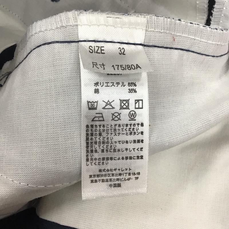 ディッキーズ Dickies パンツ ワークパンツ、ペインターパンツ ワークパンツ カジュアルパンツ ワイドパンツ センタータックパンツ 32インチ 無地 紺 / ネイビー /  メンズ USED 古着 中古 10110987