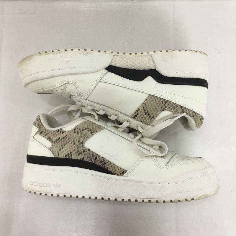 アディダス adidas スニーカー スニーカー HQ1985 FORUM BOLD W 24.5cm 24.5cm ロゴ、文字 アイボリー / アイボリー / X 黒 / ブラック / X 茶 / ブラウン /  レディース USED 古着 中古 10144826