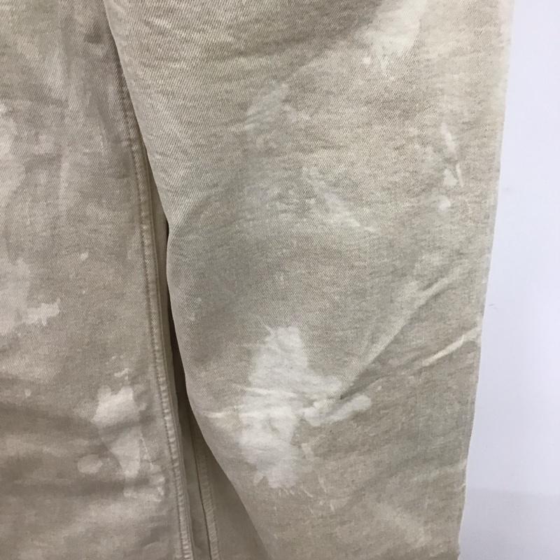 ザラ ZARA ボトムス ボトムス ワイドパンツ カットオフ 無地 ベージュ / ベージュ /  レディース USED 古着 中古 10109430
