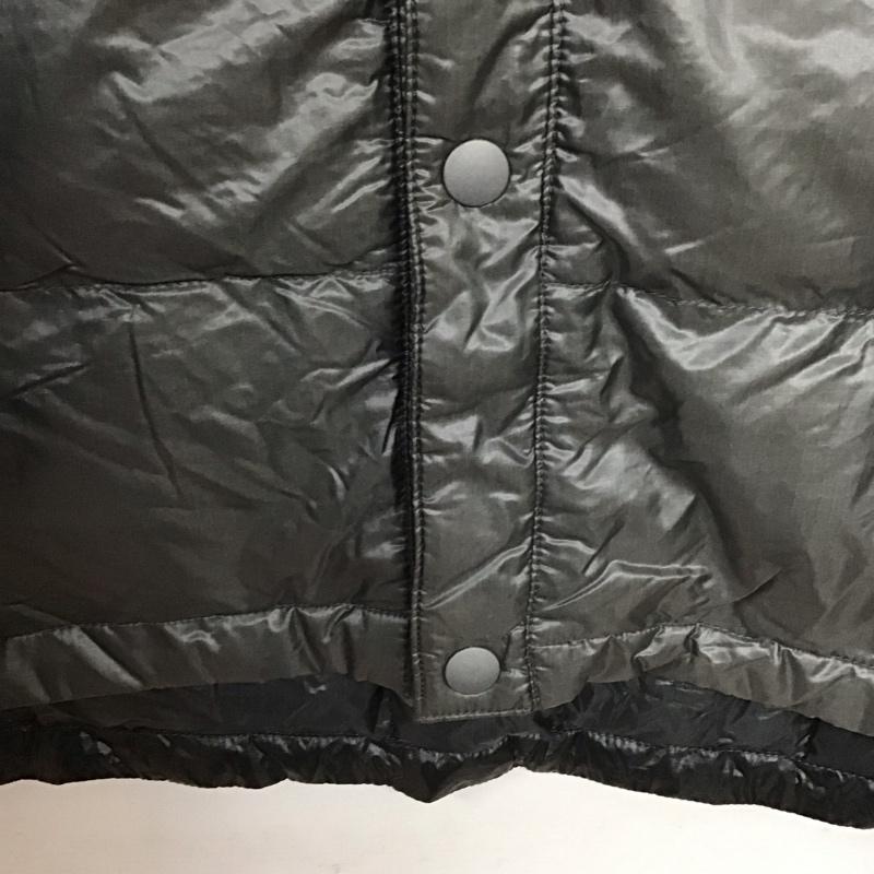 モンベル mont-bell ジャケット、上着 ジャケット、ブレザー 1101283 ULダウンインナージャケット ダウンジャケット 前ボタンジャケット スタンドネック L ロゴ、文字 灰 / グレー /  メンズ USED 古着 中古 10137841