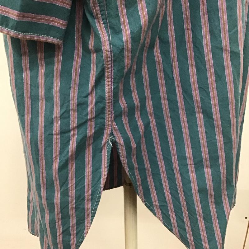 ニコアンド niko and... ワンピース ロングスカート ST81RH10AD オックスフォードシャツワンピース M ストライプ マルチカラー / マルチカラー /  レディース USED 古着 中古 10112254