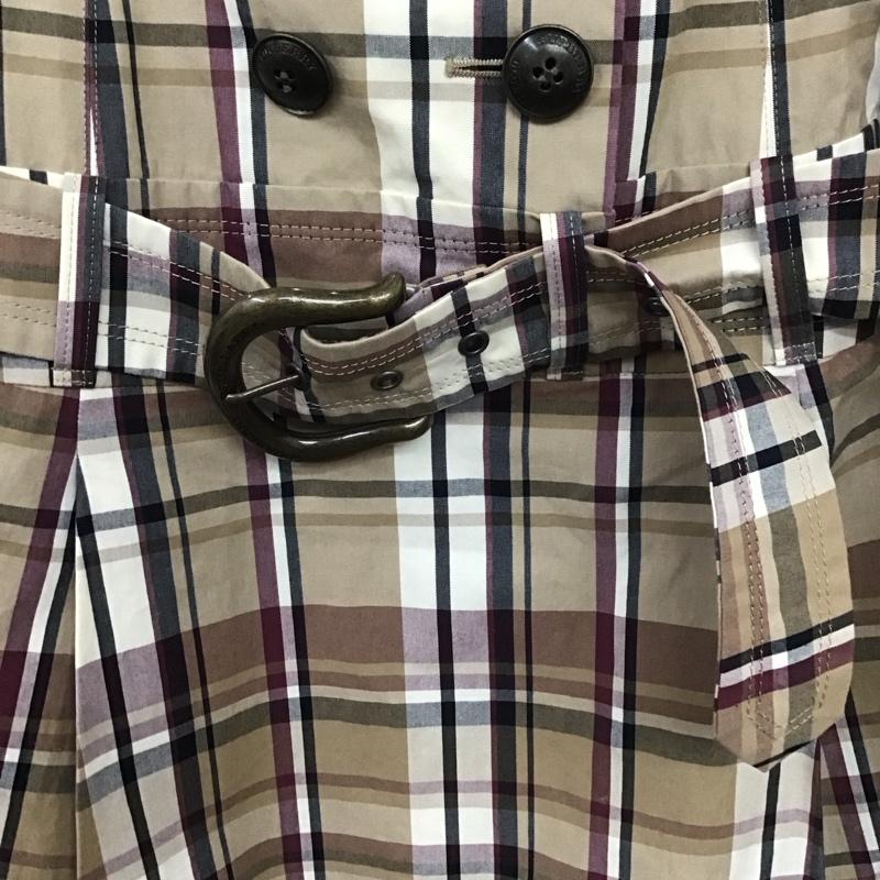 バーバリーブルーレーベル BURBERRY BLUE LABEL ワンピース ミニスカート 38 チェック マルチカラー / マルチカラー /  レディース USED 古着 中古 10139383