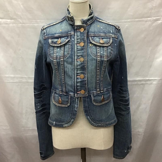 ラルフローレン RALPHLAUREN ジャケット、上着 ジャケット、ブレザー ポロジーンズ デニム M  青 / ブルー /  レディース USED 古着 中古 10112414