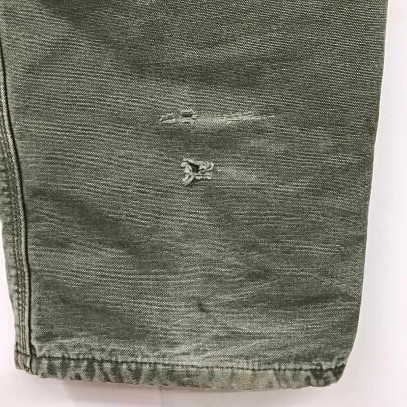 カーハート Carhartt パンツ ワークパンツ、ペインターパンツ ワイドパンツ カーゴパンツ ミリタリーパンツ デニムジーンズ 36 ロゴ、文字 カーキ / カーキ /  メンズ USED 古着 中古 10105588