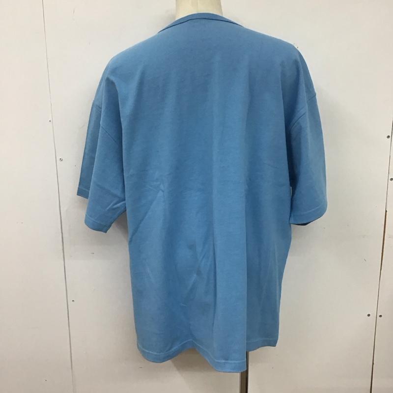 ケボズ KEBOZ Tシャツ 半袖 半袖カットソー 半袖シャツ 無地シャツ XL ロゴ、文字 青 / ブルー /  メンズ USED 古着 中古 10126515