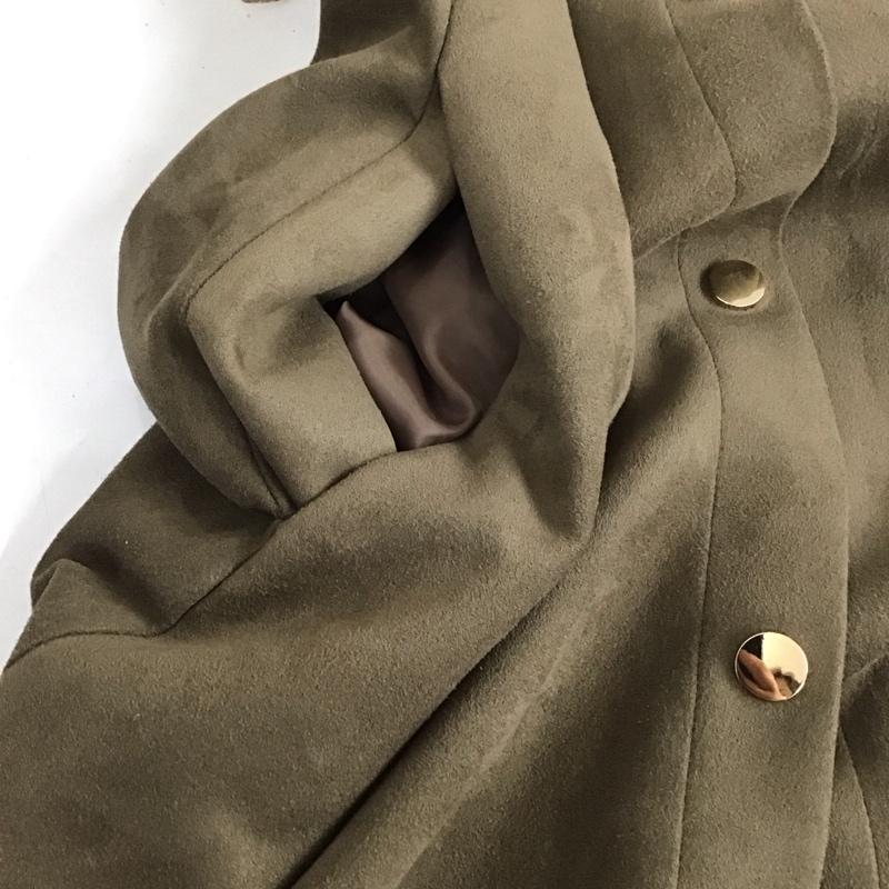 ザラ ZARA ジャンパースカート ジャンパースカート 3046/725/832 フェイクスエード ジャンパースカート XS 無地 茶 / ブラウン /  レディース USED 古着 中古 10130508