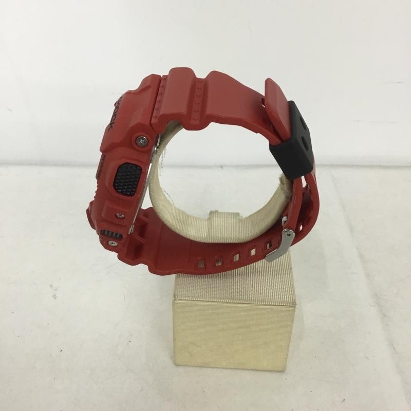 ジーショック G-SHOCK 腕時計 デジタル GA-110FC アナデジ ロゴ、文字 赤 / レッド /  メンズ USED 古着 中古 10140617