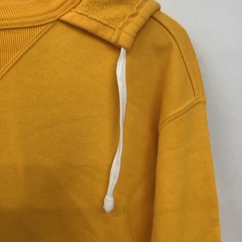 チャンピオン Campion パーカー 長袖 長袖パーカー プルオーバーパーカー スウェット L 無地 黄 / イエロー /  メンズ USED 古着 中古 10147868