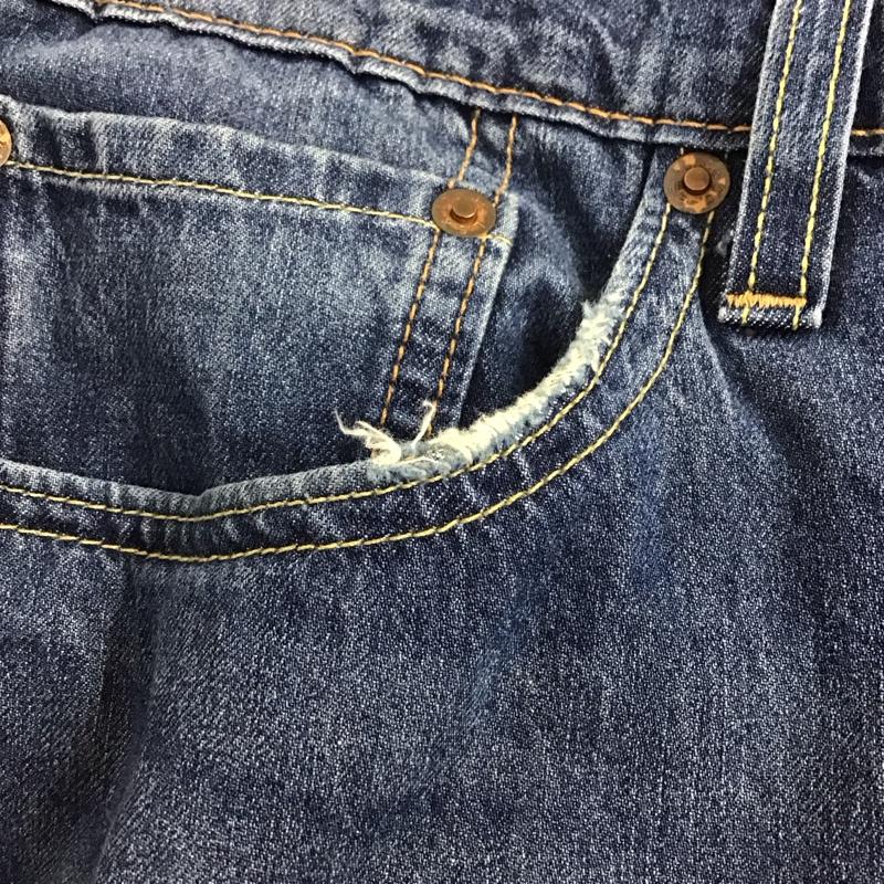 リーバイストラウスアンドコー Levi Strauss & co. パンツ デニム、ジーンズ デニムパンツ ストレートパンツ スリムパンツ カジュアルパンツ 薄手 33インチ 無地 インディゴ / インディゴ /  メンズ USED 古着 中古 10123551
