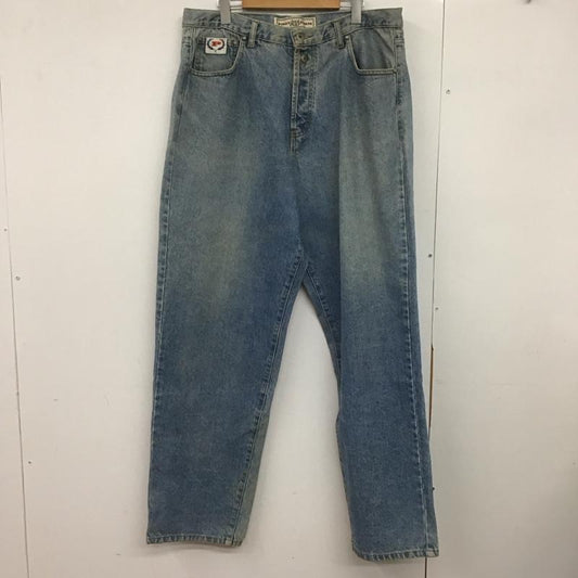 ファットファーム PHATFARM パンツ デニム、ジーンズ デニムパンツ ワイドパンツ カジュアルパンツ 34インチ 無地 インディゴ / インディゴ /  メンズ USED 古着 中古 10146999