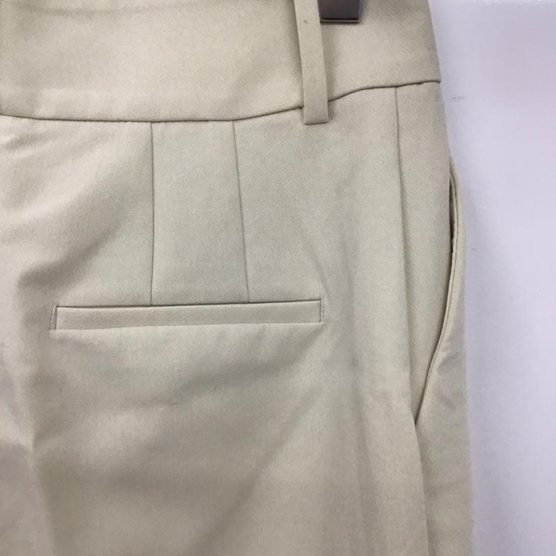 ザラ ZARA パンツ スラックス M 無地 オフホワイト / オフホワイト /  レディース USED 古着 中古 10129665