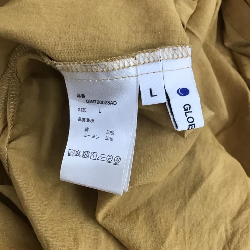 グローバルワーク GLOBAL WORK ワンピース ロングスカート GW720028AD ノースリーブ バンドカラー 前開き L 無地 マスタード / マスタード /  レディース USED 古着 中古 10107391