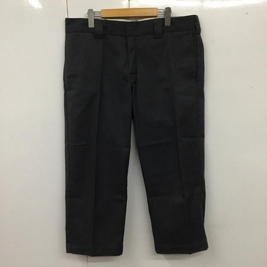 ディッキーズ Dickies パンツ スラックス ワークパンツ ワイドパンツ カジュアルパンツ スラックス センタータックパンツ 36 無地 灰 / グレー /  メンズ USED 古着 中古 10110940