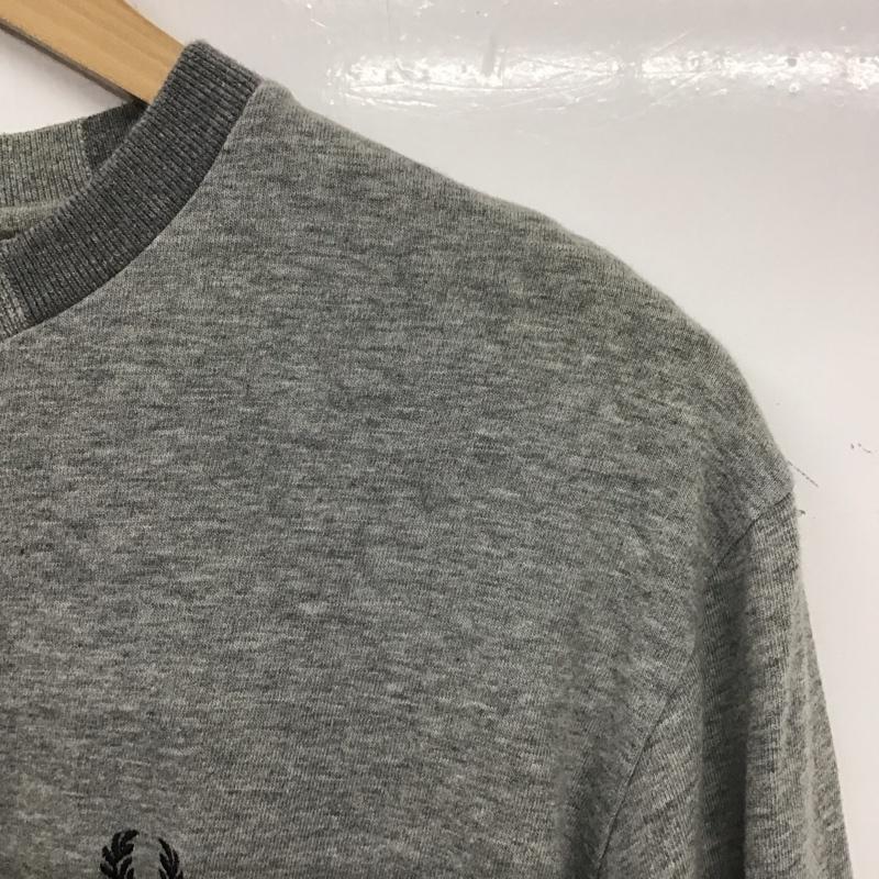 フレッドペリー FRED PERRY Tシャツ 長袖 S 無地 灰 / グレー /  メンズ USED 古着 中古 10134470
