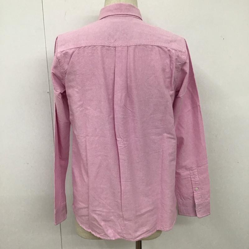 ガイジンメイド GAIJIN MADE シャツ、ブラウス 長袖 長袖シャツ カジュアルシャツ カラーシャツ ボタンダウンシャツ M ロゴ、文字 桃 / ピンク /  メンズ USED 古着 中古 10111635