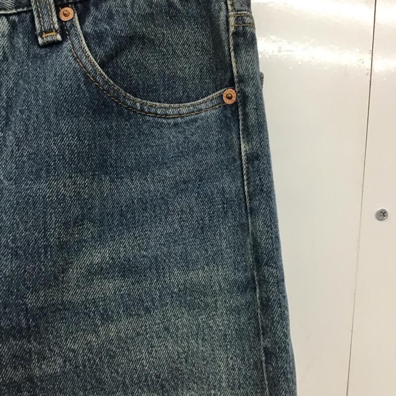 リーバイストラウスアンドコー Levi Strauss & co. パンツ デニム、ジーンズ デニムパンツ ワイドパンツ カジュアルパンツ 30インチ 無地 インディゴ / インディゴ /  メンズ USED 古着 中古 10141621