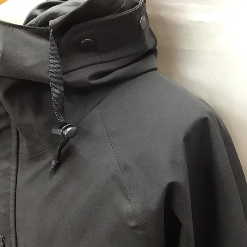 ウィンダンシー WIND AND SEA ジャケット、上着 ジャンパー、ブルゾン wds-jk-13 WATERPROOFPARKA マウンテンパーカ ジップアップジャケット アウター L ロゴ、文字 黒 / ブラック /  メンズ USED 古着 中古 10113570