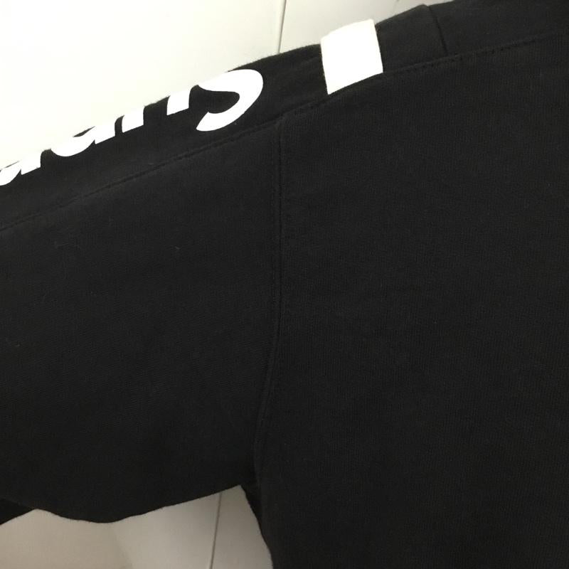 シュプリーム Supreme パーカー 長袖 15aw SidelineTrackZipUpHooded 長袖パーカー ジップアップパーカー XL ロゴ、文字 黒 / ブラック /  メンズ USED 古着 中古 10120645