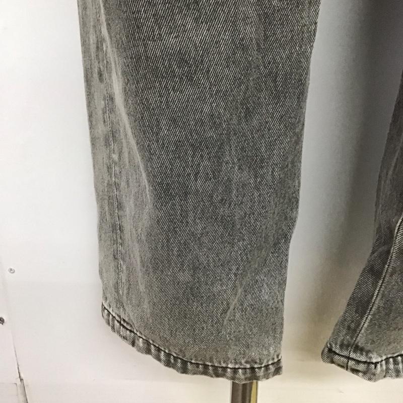 エクストララージ XLARGE パンツ デニム、ジーンズ ワイドパンツ カジュアルパンツ ジーンズ ワークパンツ M 無地 黒 / ブラック /  メンズ USED 古着 中古 10106346